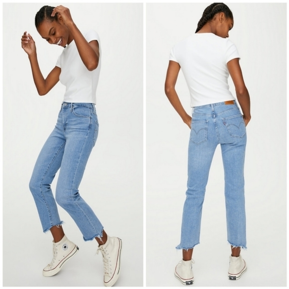 Levi's 724 High Rise Straight Leg Stretch Jeans - Picture 4 of 10